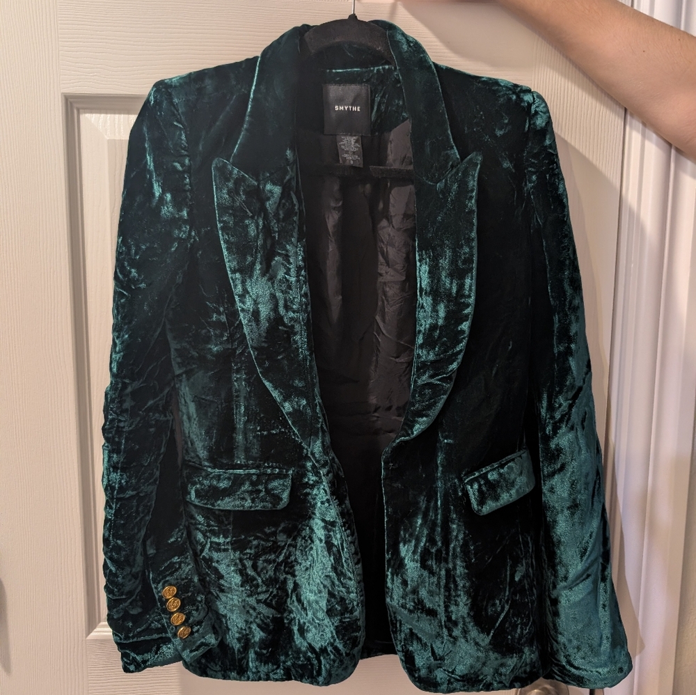 Smythe Emerald Velvet Jacket